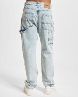 Pegador Daule baggy workwear jeans sand washed Blue PG-3071-082-M-GR - PEGADOR