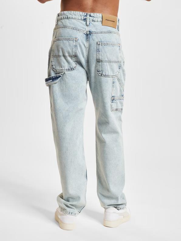 Pegador Daule baggy workwear jeans sand washed Blue PG-3071-082-M-GR - Image 2