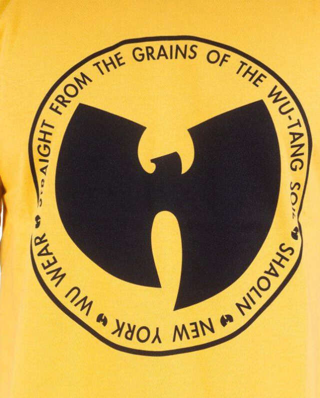 WU WEAR GRAINS T-SHIRT T517Y YELLOW - Wu Wear