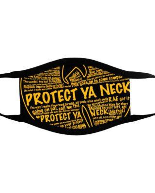 WU WEAR FACE MASK PYN PROTECT YA NECK FM05B BLACK - Wu Wear