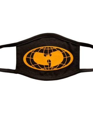 WU WEAR GLOBE FM03B FACE MASK BLACK - Wu Wear