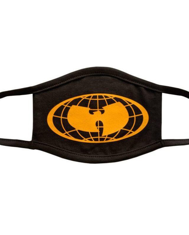 WU WEAR GLOBE FM03B FACE MASK BLACK - Wu Wear
