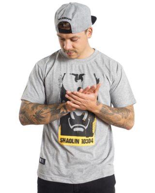 WU WEAR WU FACE MASK T-SHIRT GREY - Wu Wear