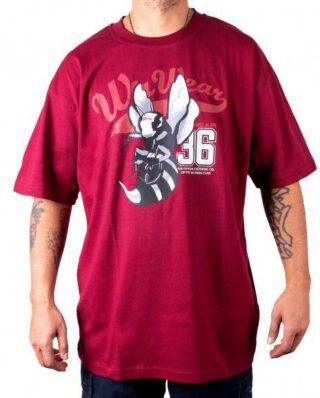 WU WEAR 36 KILLA BEE BORDEAUX RED