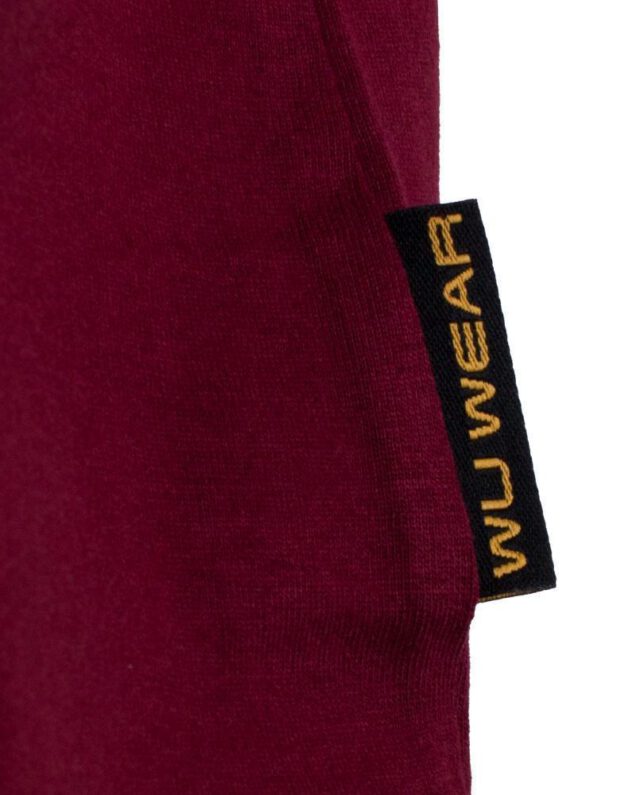 WU WEAR WU TANG CLAN LOGO T-SHIRT BORDEAUX RED - Wu Wear