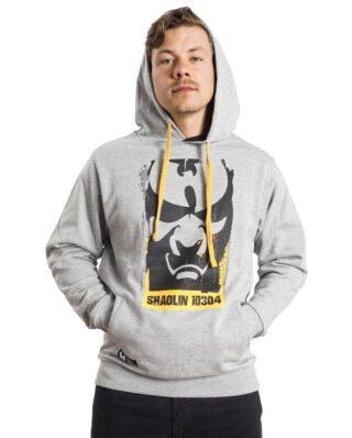 WU WEAR WU FACE MASK HOODIE GREY - Wu Wear