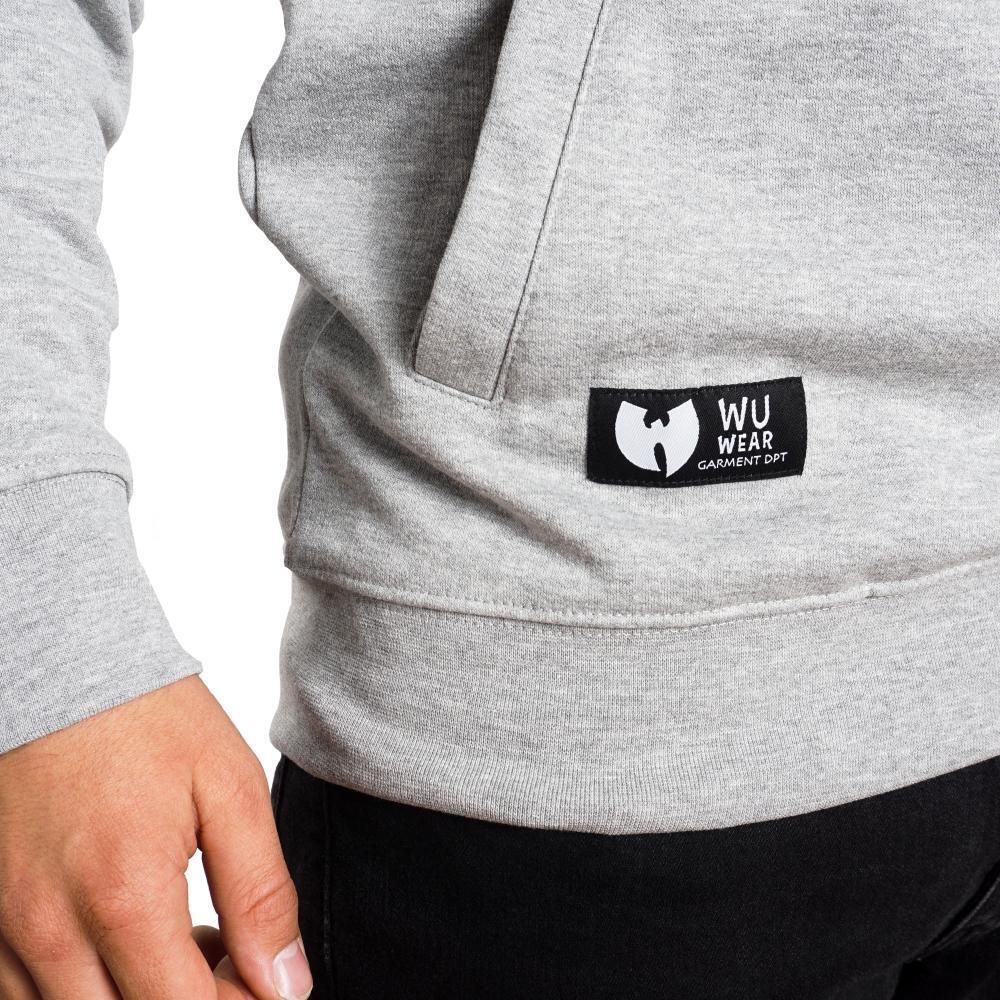 WU WEAR WU FACE MASK HOODIE GREY - Image 5