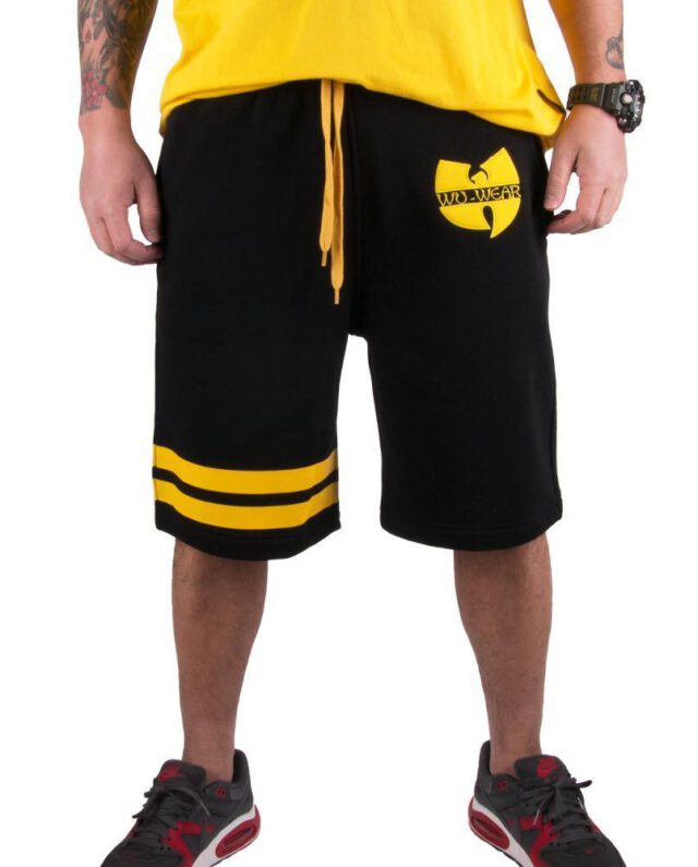 WU WEAR 36 SWEATSHORT SPS602B BLACK - Wu Wear