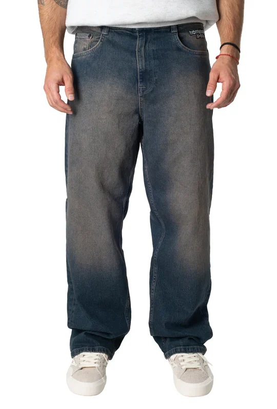 HOMEBOY X-TRA BAGGY BLACK LABEL DIRTY BLUE 01PA0390-91 - HOMEBOY