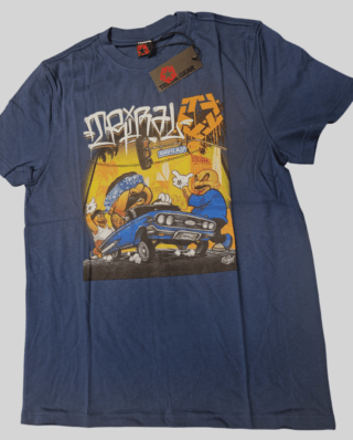 Tribal Origi Sao Paulo T-shirt Midnight Blue TR3036-512