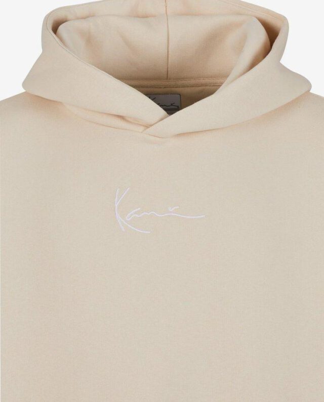 Karl Kani Small Signature Essential Oversized Hoodie Beige KM-HD021-023-24 - KARL KANI