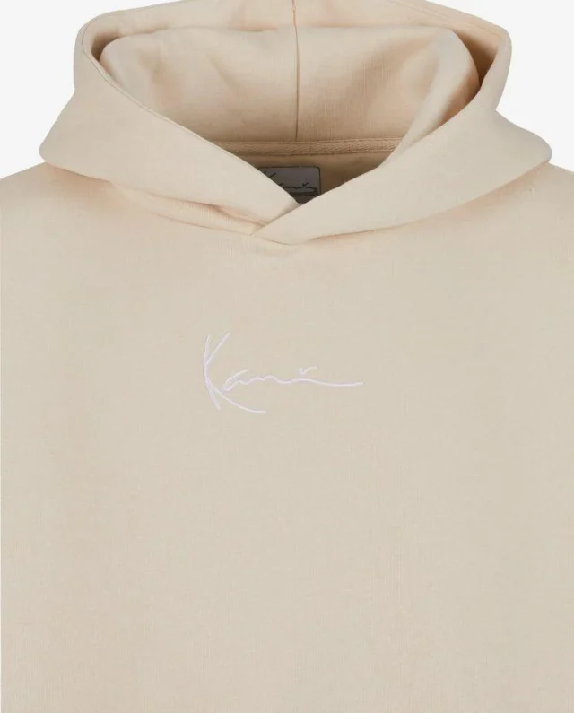 Karl Kani Small Signature Essential Oversized Hoodie Beige KM-HD021-023-24 - KARL KANI