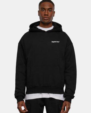 Forgotten Faces Dyed Ultra Heavy Cotton Box Oversized Hoodie Black FOF0085-00007