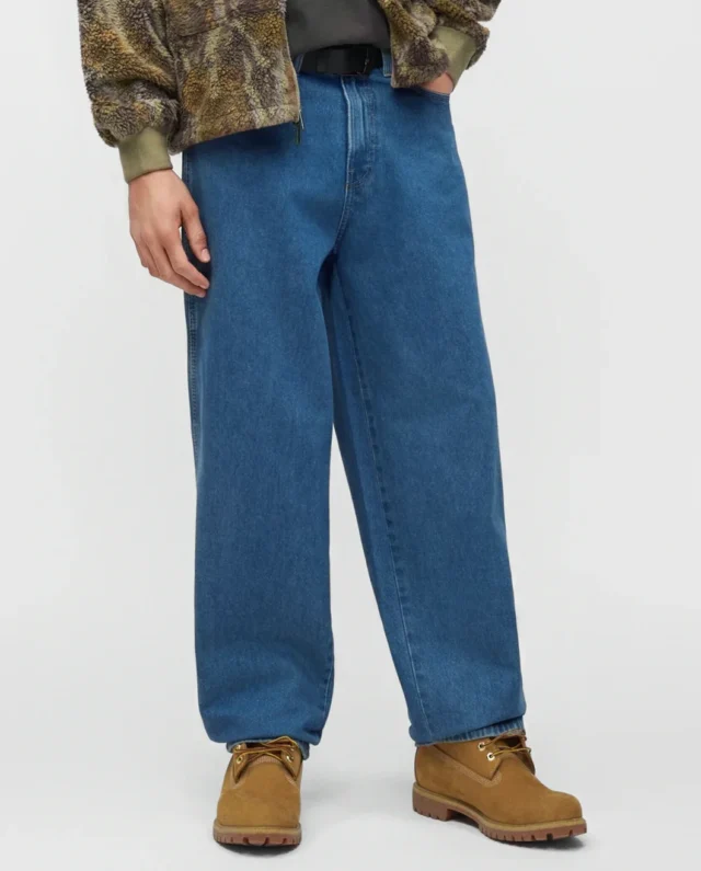 DICKIES 958 BAGGY TAPERED WORK JEANS CLASSIC BLUE DK0A88EDCLB1 - DICKIES