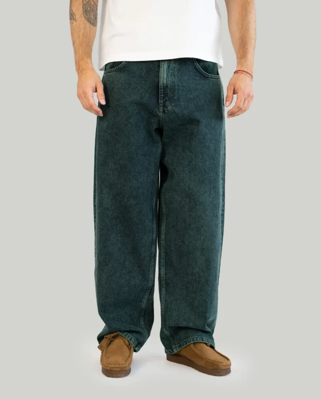 X-TRA MONSTER DYE DENIM BEAST GREEN 01PA1088 23 - HOMEBOY