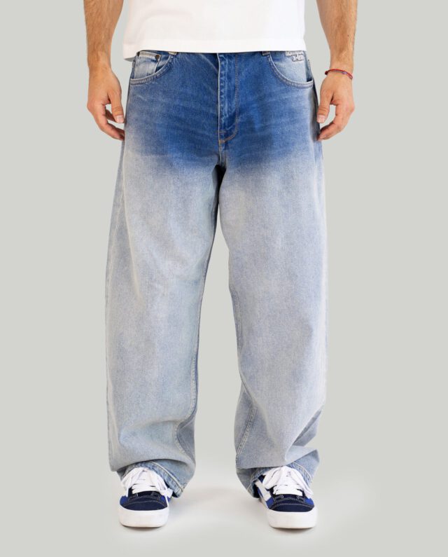HOMEBOY X-TRA MONSTER FADING DENIM VINTAGE BLUE 1PA1090 86 - HOMEBOY