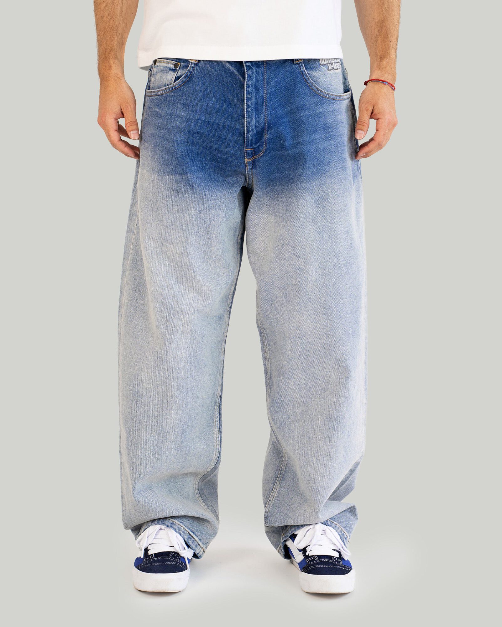 HOMEBOY X-TRA MONSTER FADING DENIM VINTAGE BLUE 1PA1090 86 - HOMEBOY
