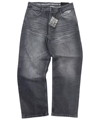 HOMEBOY x-tra BAGGY Wiskers Denim VINTAGE BLACK HMB01PA0351 87 - HOMEBOY