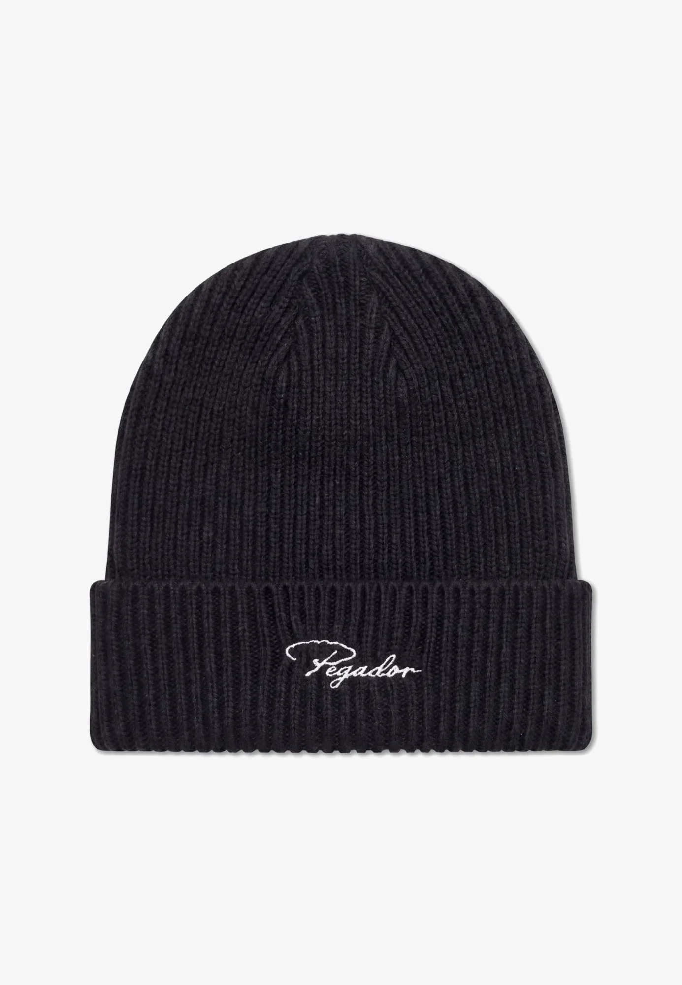 PEGADOR SIGNAR HEAVY KNIT BEANIE BEIGE WHITE PGDR-6375-007/004-A - PEGADOR