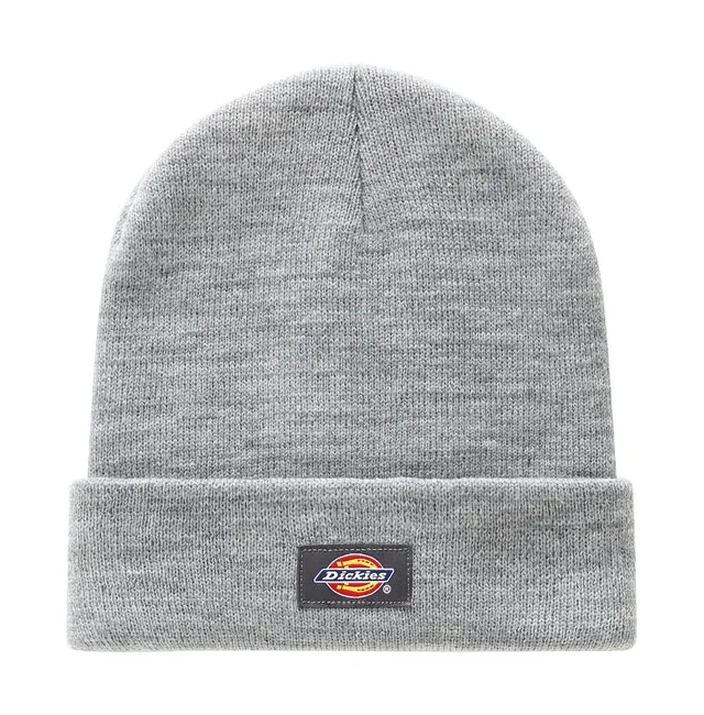DICKIES GIBSLAND BEANIE GREY MELANGE DK0A4X7KGYM1 - DICKIES