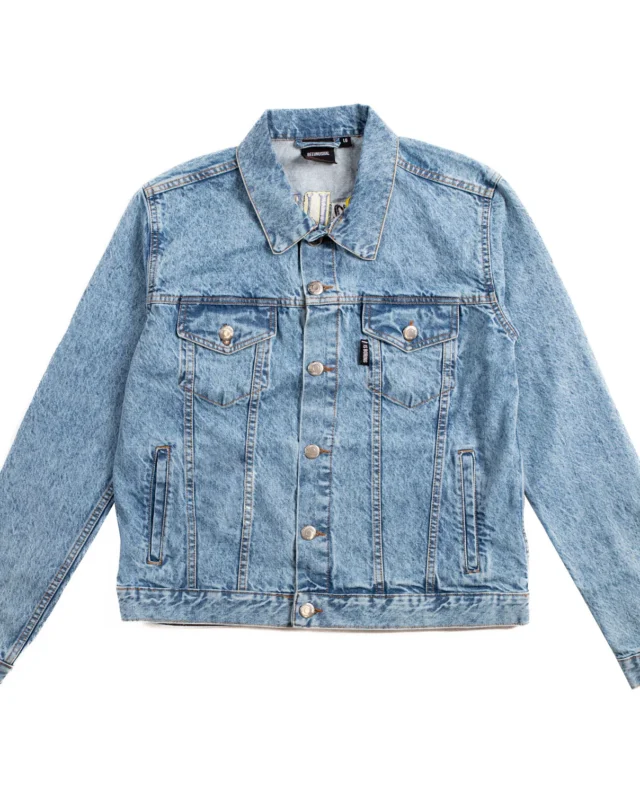 Bee Unusual Feel Good Ranson Blue Denim Jacket AJ-242502 - BEEUNUSUAL
