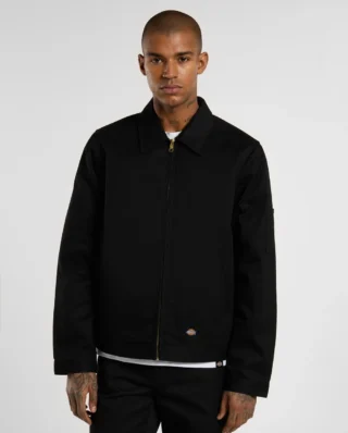 DICKIES M LINED EISENHOWER JACKET REC BLACK DK0A4XK4BLK1 - DICKIES