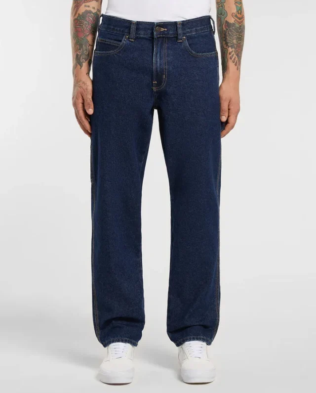 DICKIES 993 REGULAR TAPERED CARPENTER JEANS DARK INDIGO DK0A88PL0DD1 - DICKIES