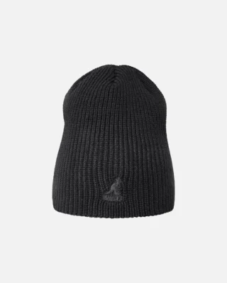 KANGOL 2-Way Text Beanie Black K3793-BK001 - KANGOL