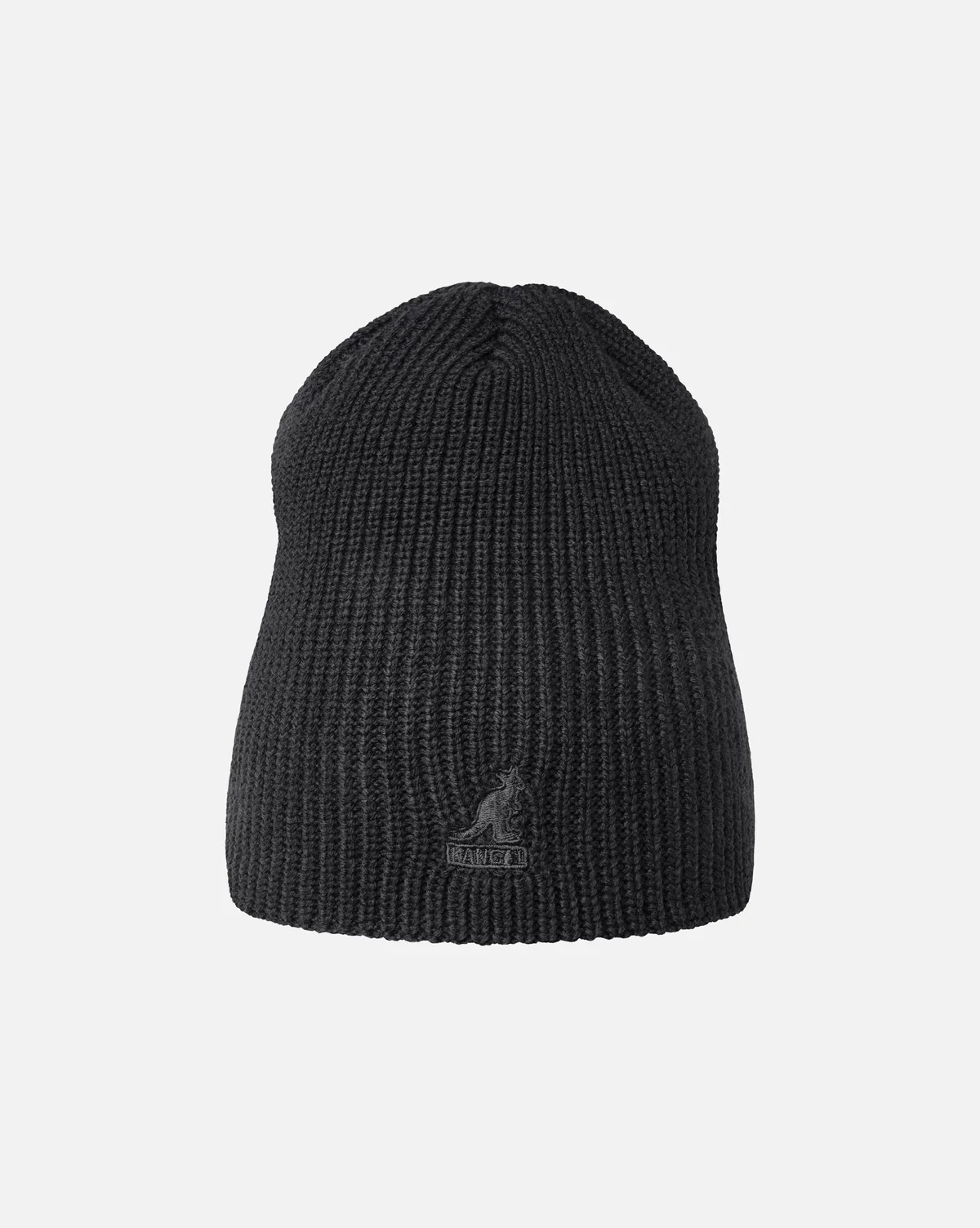KANGOL 2-Way Text Beanie Black K3793-BK001 - KANGOL