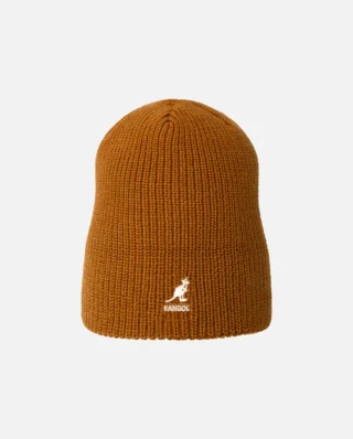 KANGOL CARDINAL 2 WAY BEANIE Rustic Caramel K3454-RC228 - KANGOL