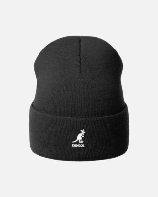 KANGOL 2-Way Text Beanie Black K3793-BK001 - KANGOL