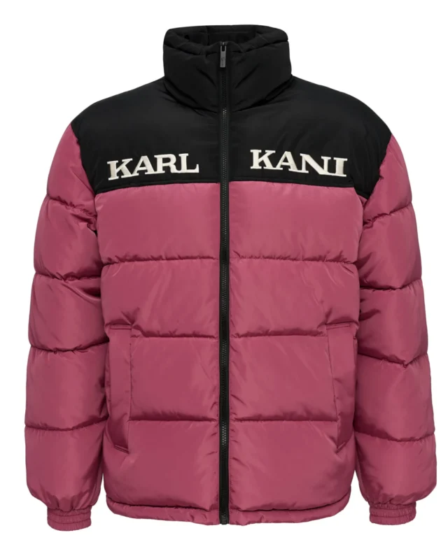 Karl Kani Retro Essential Puffer Jacket Violet KM-JK012-082-03CHN - KARL KANI