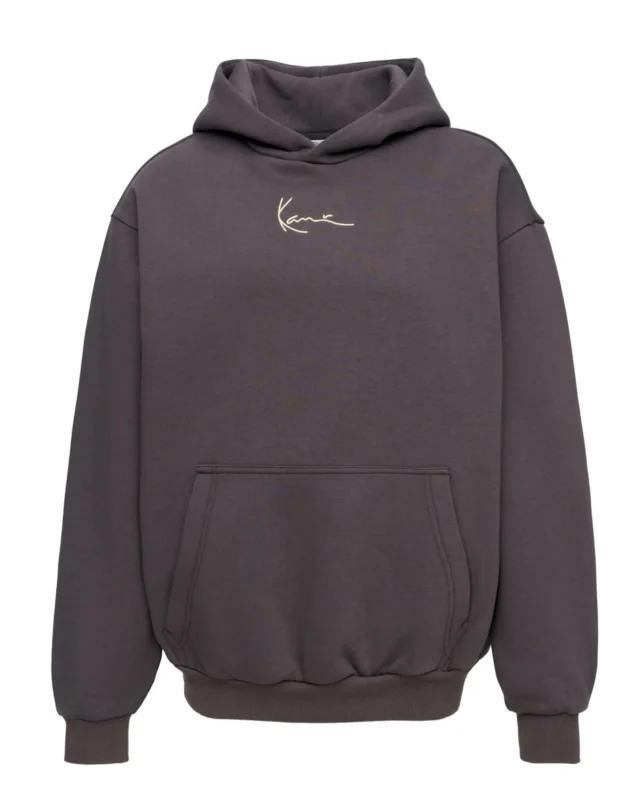 KARL KANI SIGNATURE HOT DOG OVERSIZED HOODIE GREY KM263-016-1 - KARL KANI