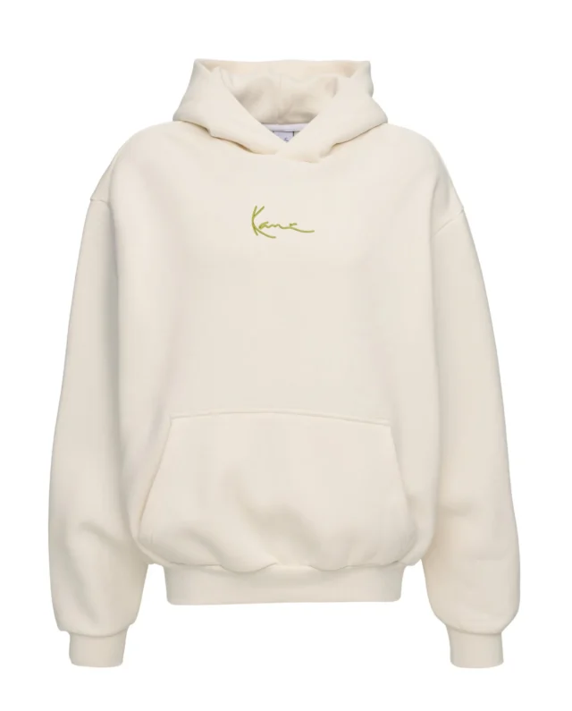 KARL KANI SIGNATURE HOT DOG OVERSIZED HOODIE OFF WHITE KM263-016-2 - KARL KANI