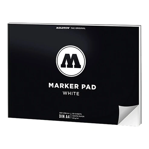 Molotow Marker Pad White A4 - Molotow