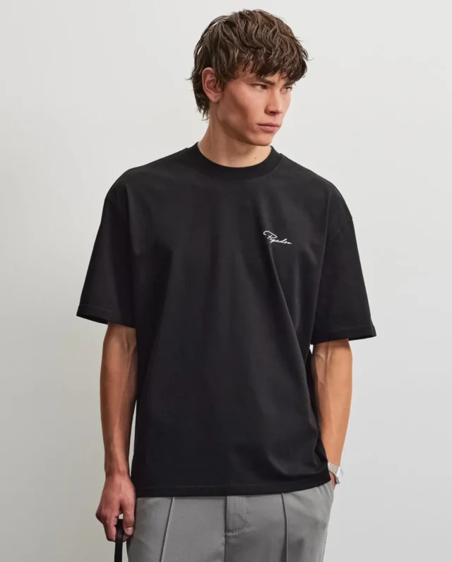 PEGADOR PIKE OVERSIZED TEE WASHED BLACK WHITE PGDR-6131-002/004 - PEGADOR