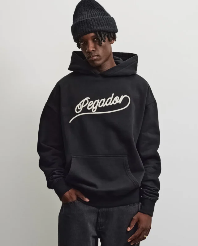 PEGADOR BOCAIRENT OVERSIZED HOODIE WASHED BLACK PGDR-7353-002 - PEGADOR