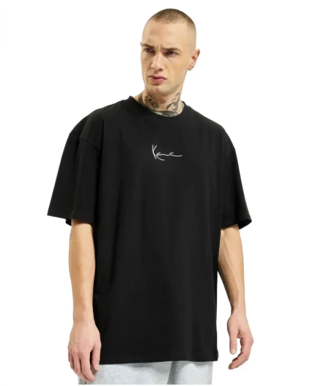 KARL KANI KK SIGNATURE TEE BLACK KKMQ12001BLK - KARL KANI