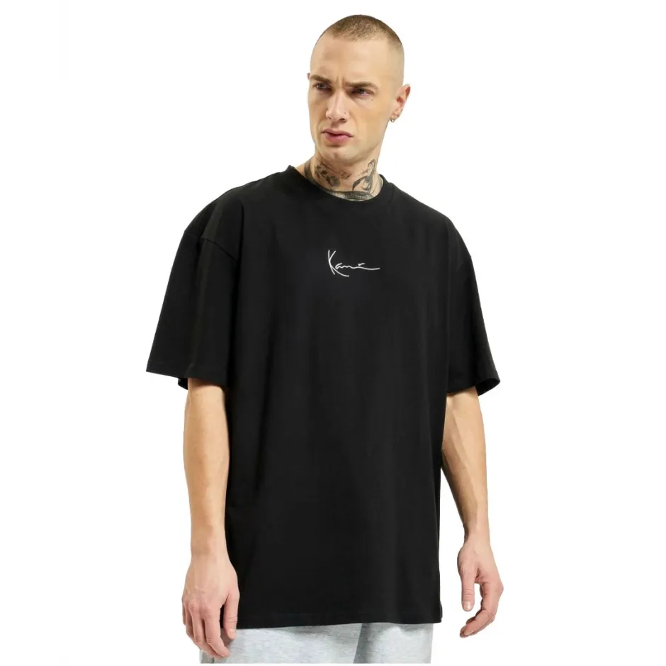 KARL KANI KK SIGNATURE TEE BLACK KKMQ12001BLK - KARL KANI