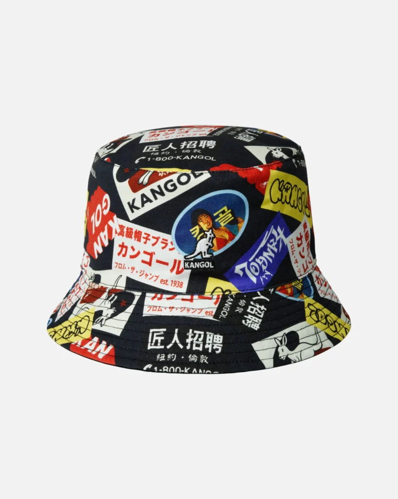 KANGOL ADMAN REV BUCKET BLACK KANGOLK5508 - KANGOL