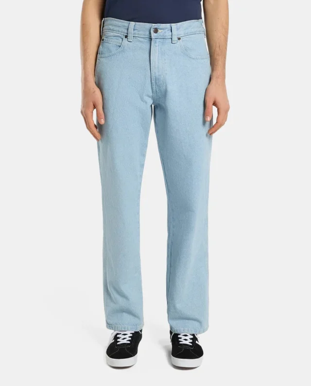 DICKIES 954 RELAXED STRAIGHT WORK JEANS VINTAGE AGED BLUE DK0A882AC151 - DICKIES