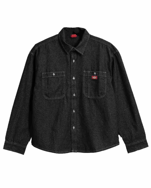 Dickies MECHANIC DENIM SHIRT BLACK WASH DK0A8CJ9J791 - DICKIES