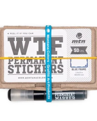 MTN WTF SET STICKERS HEY YO 50 UNITS & MARKER - MTN