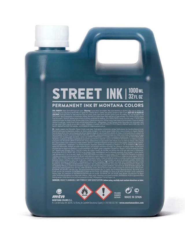 MTN STREET INK BLACK 1000ML - MTN