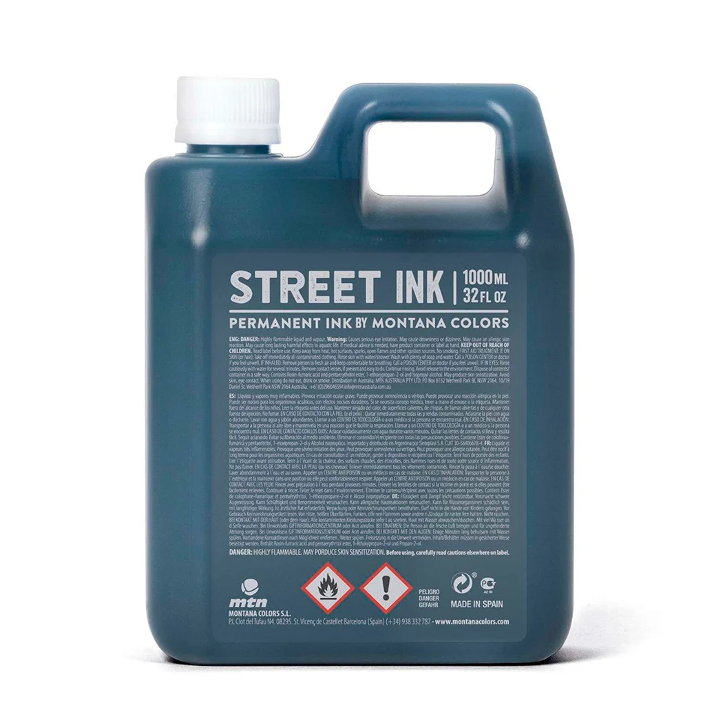 MTN STREET INK BLACK 1000ML - MTN