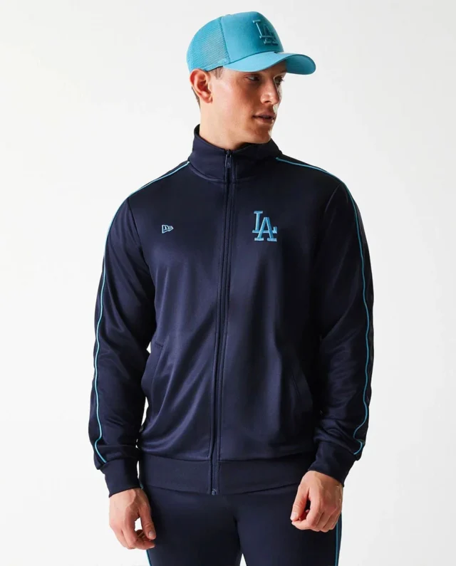 New Era LA Dodgers MLB Navy Track Top 60684270 - NEW ERA