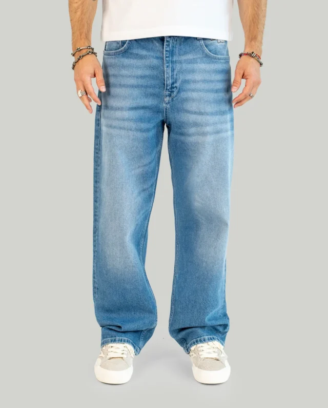 HOMEBOY x-tra BAGGY OUTLINES Denim Vintage Black 01PA0389-87 - HOMEBOY