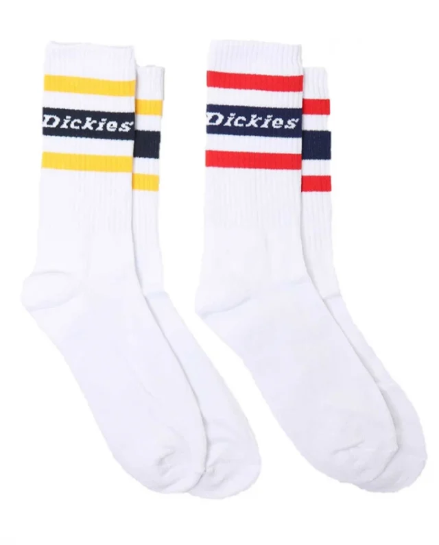 Dickies Genola Socks 2-Pack White DK0A4XDKWHX1 - DICKIES