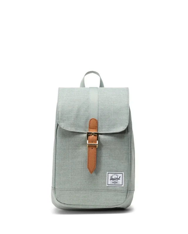 Herschel Unisex Retreat Sling Bag Iceberg Green Crosshatch-06569 11399-06569 11″(H) x 7.75″(W) x 3.5″(D) 5.0L - HERSCHEL