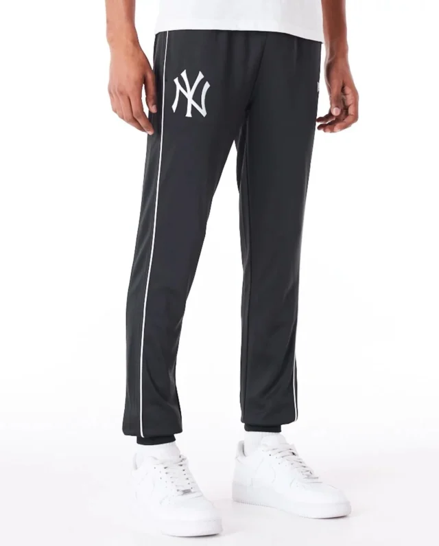 New York Yankees MLB Track Pant Black Fleece Track Joggers 60564819 - NEW ERA